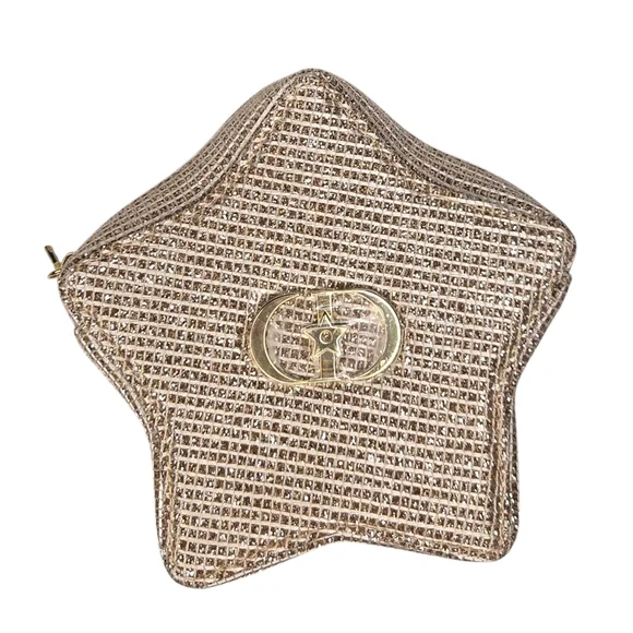 Christian Dior Star Gold Novelty Holiday Pouch - New - Picture 2 of 5